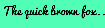 Image with Font Color FFFFFF and Background Color 51FEB6