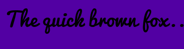 Image with Font Color A675BF and Background Color 5200A3