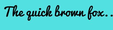 Image with Font Color BCEE5B and Background Color 52E0E1