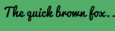 Image with Font Color 7ABA7A and Background Color 53AE6A