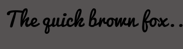 Image with Font Color FFFFFF and Background Color 555252
