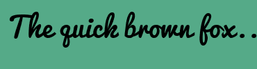 Image with Font Color FFFFFF and Background Color 55AA88