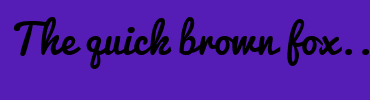 Image with Font Color FFFFFF and Background Color 561DB6