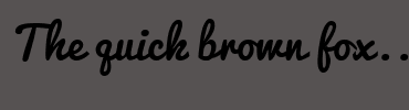 Image with Font Color FF3409 and Background Color 565252