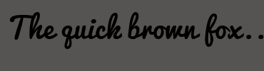 Image with Font Color FFFFFF and Background Color 565353