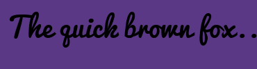 Image with Font Color FA3A0A and Background Color 5B3885