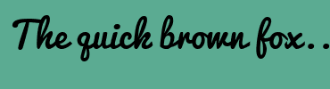 Image with Font Color 660401 and Background Color 5BAB92
