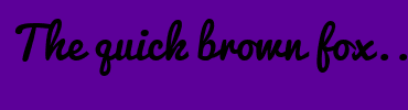 Image with Font Color 0CEBEB and Background Color 5C0099
