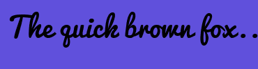 Image with Font Color FFFFFF and Background Color 6050DC