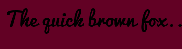 Image with Font Color FFFFFF and Background Color 620124
