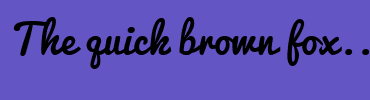 Image with Font Color FFFFFF and Background Color 6355C4
