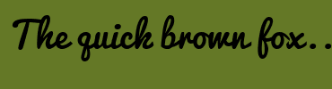 Image with Font Color EEB31F and Background Color 647826