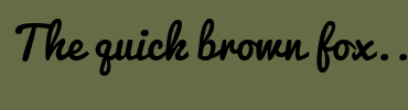 Image with Font Color FFFFFF and Background Color 656C46