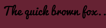 Image with Font Color FFFFFF and Background Color 662233