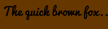 Image with Font Color A9672A and Background Color 673700