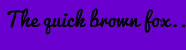Image with Font Color CF0000 and Background Color 6800CF