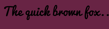 Image with Font Color FFFFFF and Background Color 682444