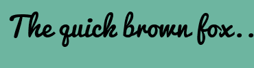 Image with Font Color FFFFFF and Background Color 6DB5A0