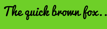 Image with Font Color 418DDB and Background Color 6ECF28