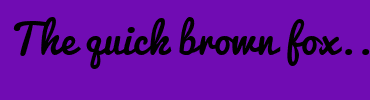 Image with Font Color FFFFFF and Background Color 700CB3
