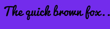 Image with Font Color 48B6DD and Background Color 732CEC