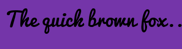 Image with Font Color FF6700 and Background Color 7435A9