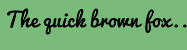 Image with Font Color 53AE6A and Background Color 7ABA7A