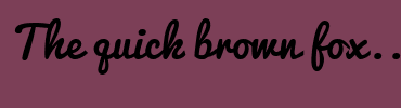Image with Font Color F0907C and Background Color 7C3F57
