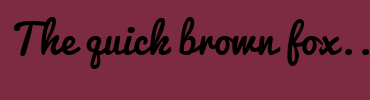 Image with Font Color 006B6B and Background Color 7D2B42