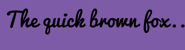 Image with Font Color 77192B and Background Color 7D5BA7