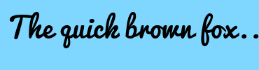 Image with Font Color 738FC5 and Background Color 7FD6FF
