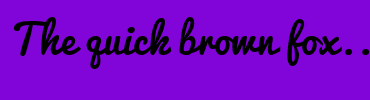 Image with Font Color FF0000 and Background Color 8105D8