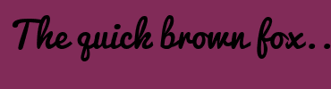 Image with Font Color FFFFFF and Background Color 812B58
