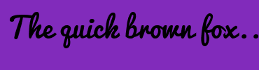 Image with Font Color FFFFFF and Background Color 812BBB