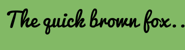 Image with Font Color 81C6DD and Background Color 82B965