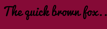 Image with Font Color FFFFFF and Background Color 850A36
