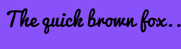 Image with Font Color FFFFFF and Background Color 8851FA