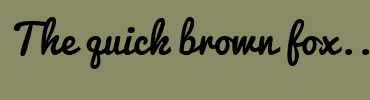 Image with Font Color D0394D and Background Color 888B63