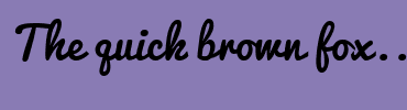 Image with Font Color FFFFFF and Background Color 897BB4