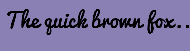 Image with Font Color FFFFFF and Background Color 8A80B4