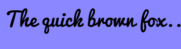 Image with Font Color FFFE59 and Background Color 8B88FF
