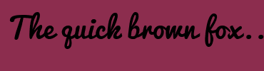 Image with Font Color FFFFFF and Background Color 8C2D4E
