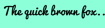 Image with Font Color FFACD7 and Background Color 8CFFD8