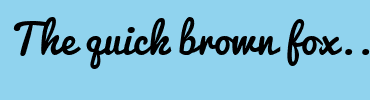 Image with Font Color B4CBDA and Background Color 90D3EE