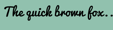 Image with Font Color FFFFFF and Background Color 91C1AE
