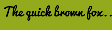 Image with Font Color FFFFFF and Background Color 92AA1C