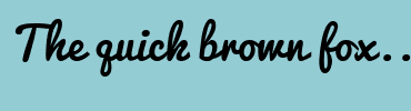 Image with Font Color 63A3AC and Background Color 94CCD4