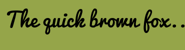 Image with Font Color FFFFFF and Background Color 95A549