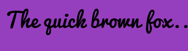 Image with Font Color FFFFFF and Background Color 963FBE