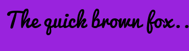 Image with Font Color FFFFFF and Background Color 9923DD